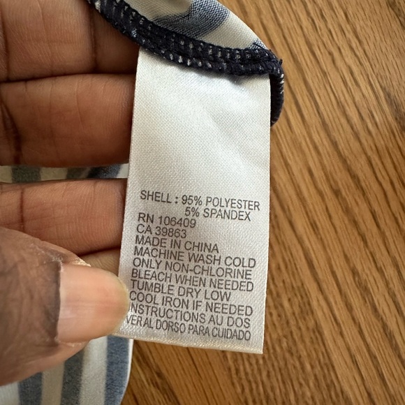 Tahari Arthur S Levine Chevron Print Black White A Line Skirt Size L - Picture 4 of 7